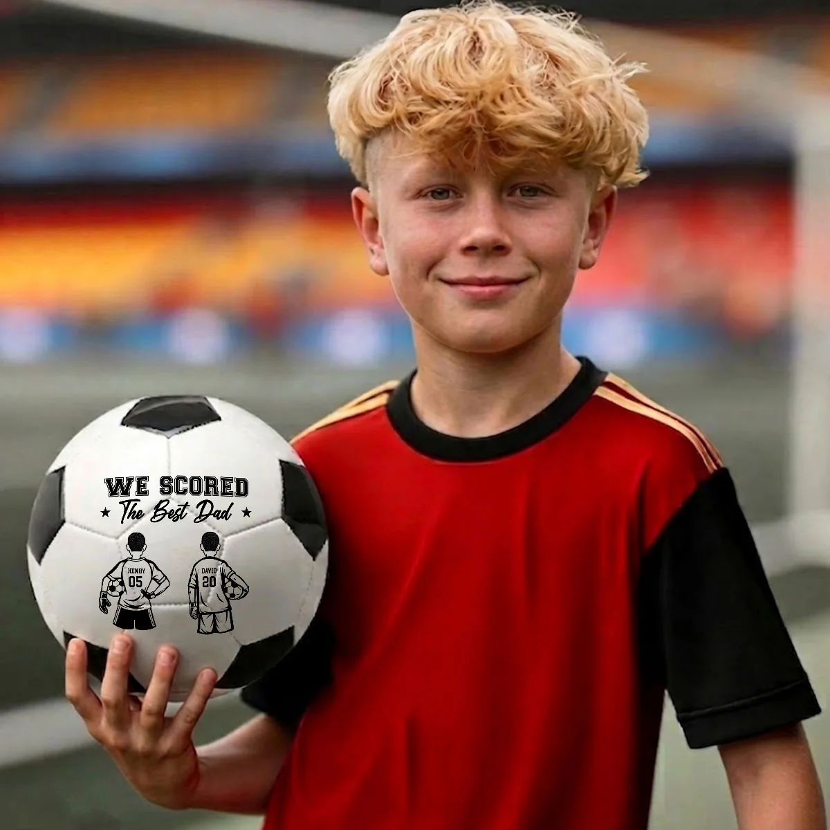 Our Daddy - Personalized Custom Soccer Ball - Image 4