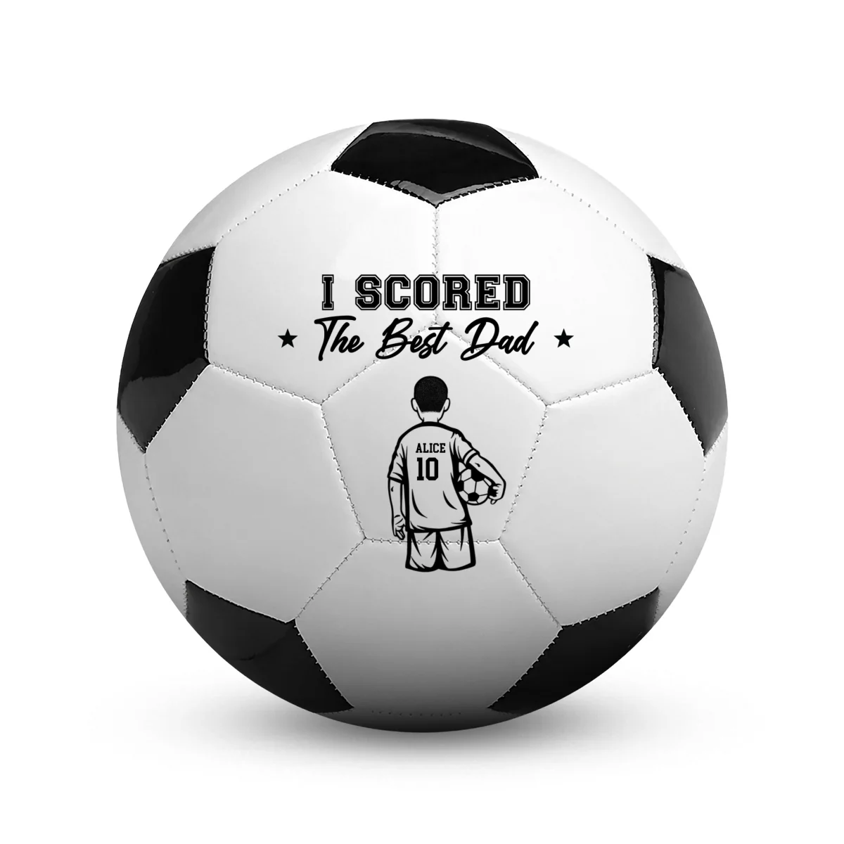 Our Daddy - Personalized Custom Soccer Ball - Image 8