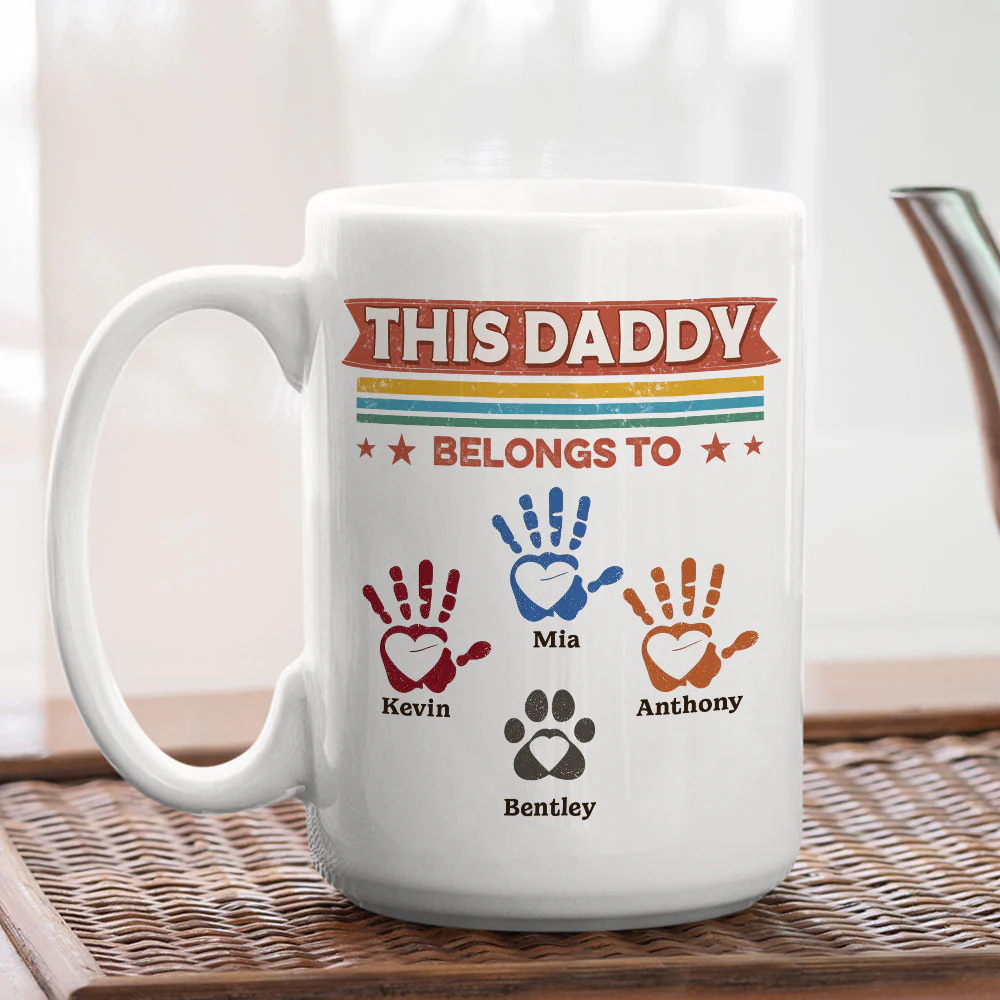 Our Daddy - Personalized Custom Coffee Mug - Image 4