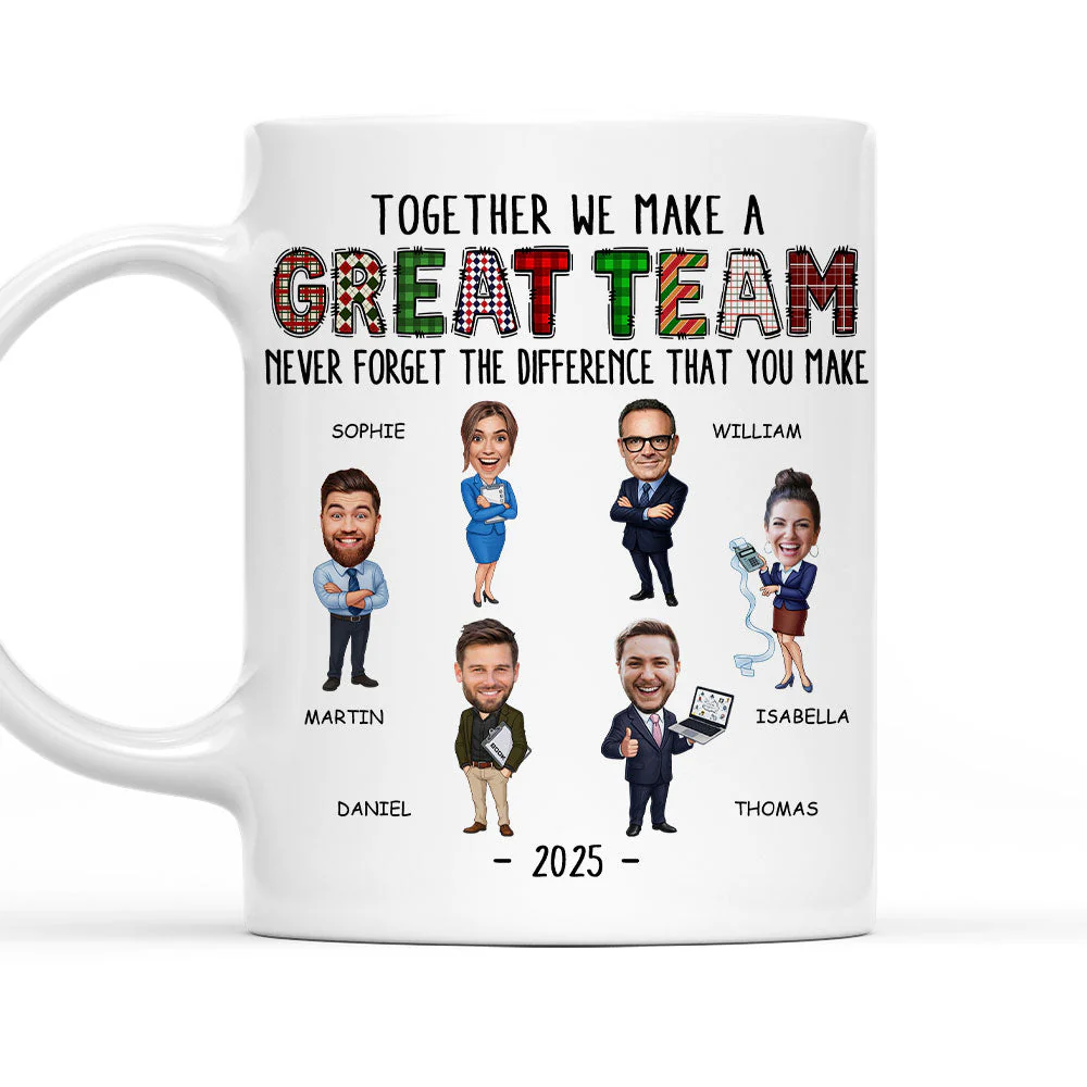 Our Dream Team - Personalized Custom Coffee Mug