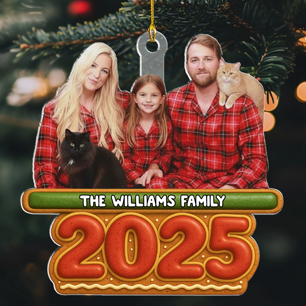 Our Family Cookies Photo - Personalized Custom Acrylic Ornament