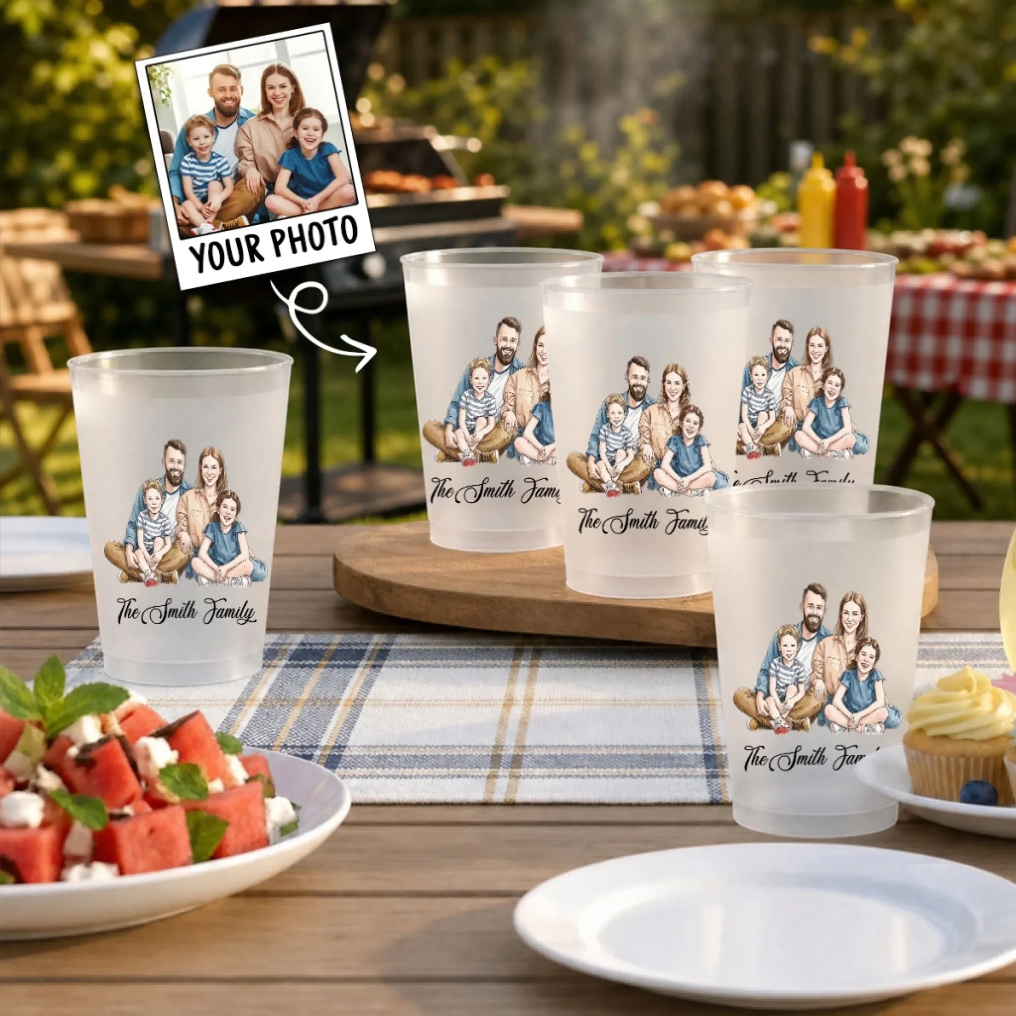 Our Family - Personalized Custom Frosted Cup