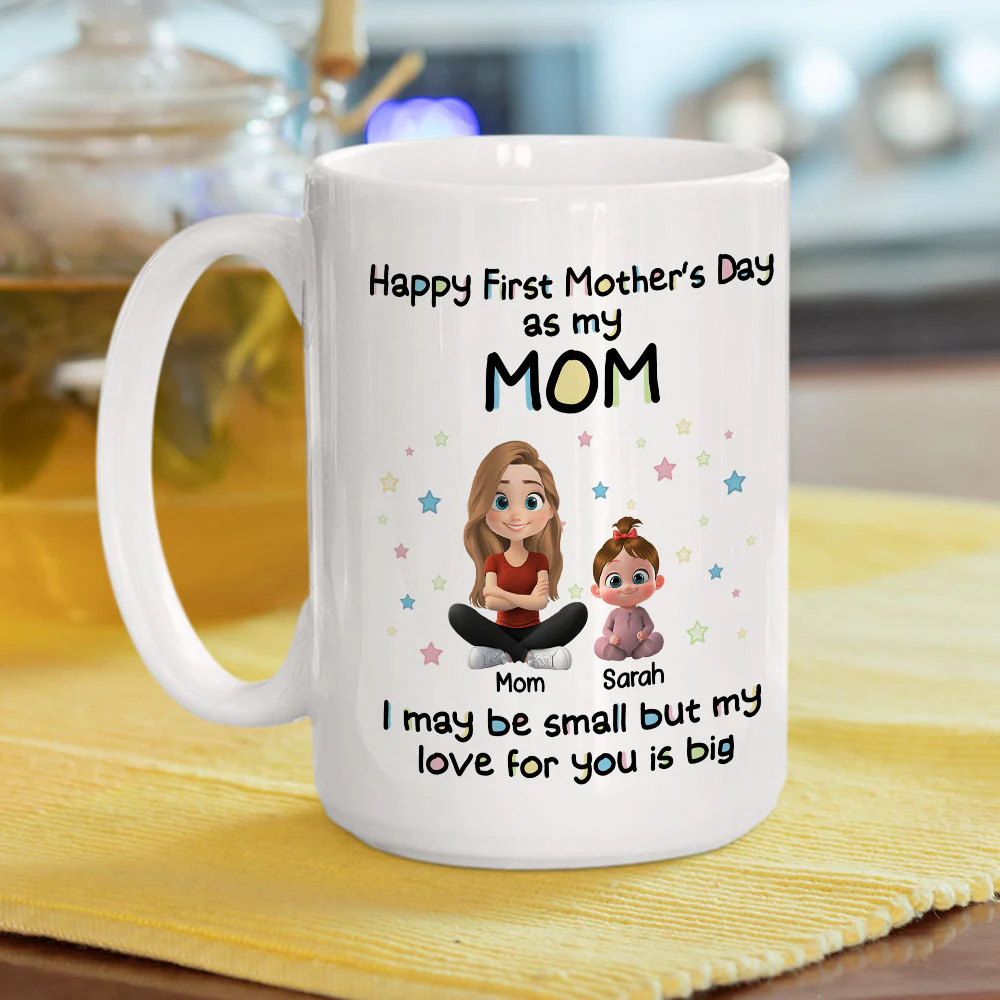 Our First Mother Day 2 - Personalized Custom Coffee Mug - Image 5