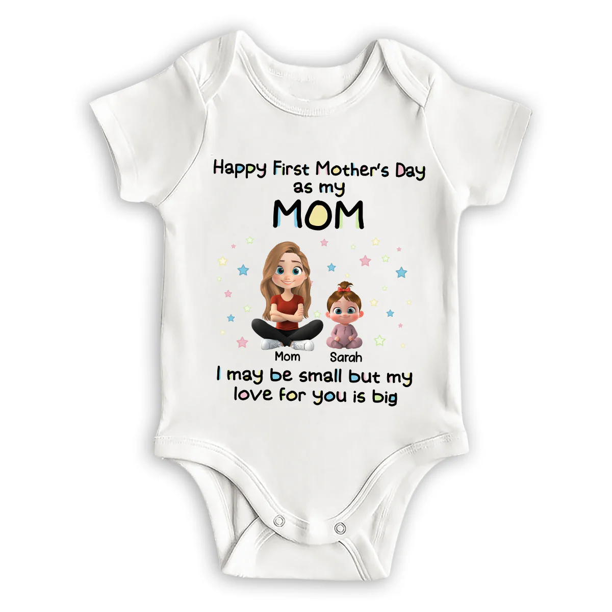 Our First Mother Day - Personalized Custom Baby Onesie