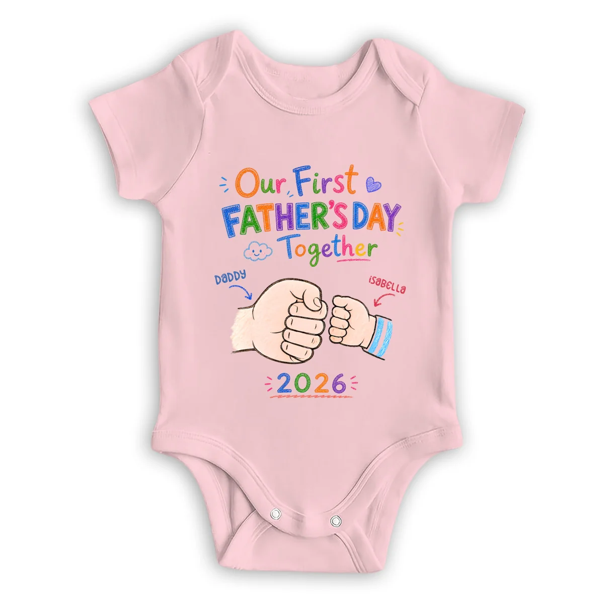 Our First Year - Personalized Custom Baby Onesie - Image 10