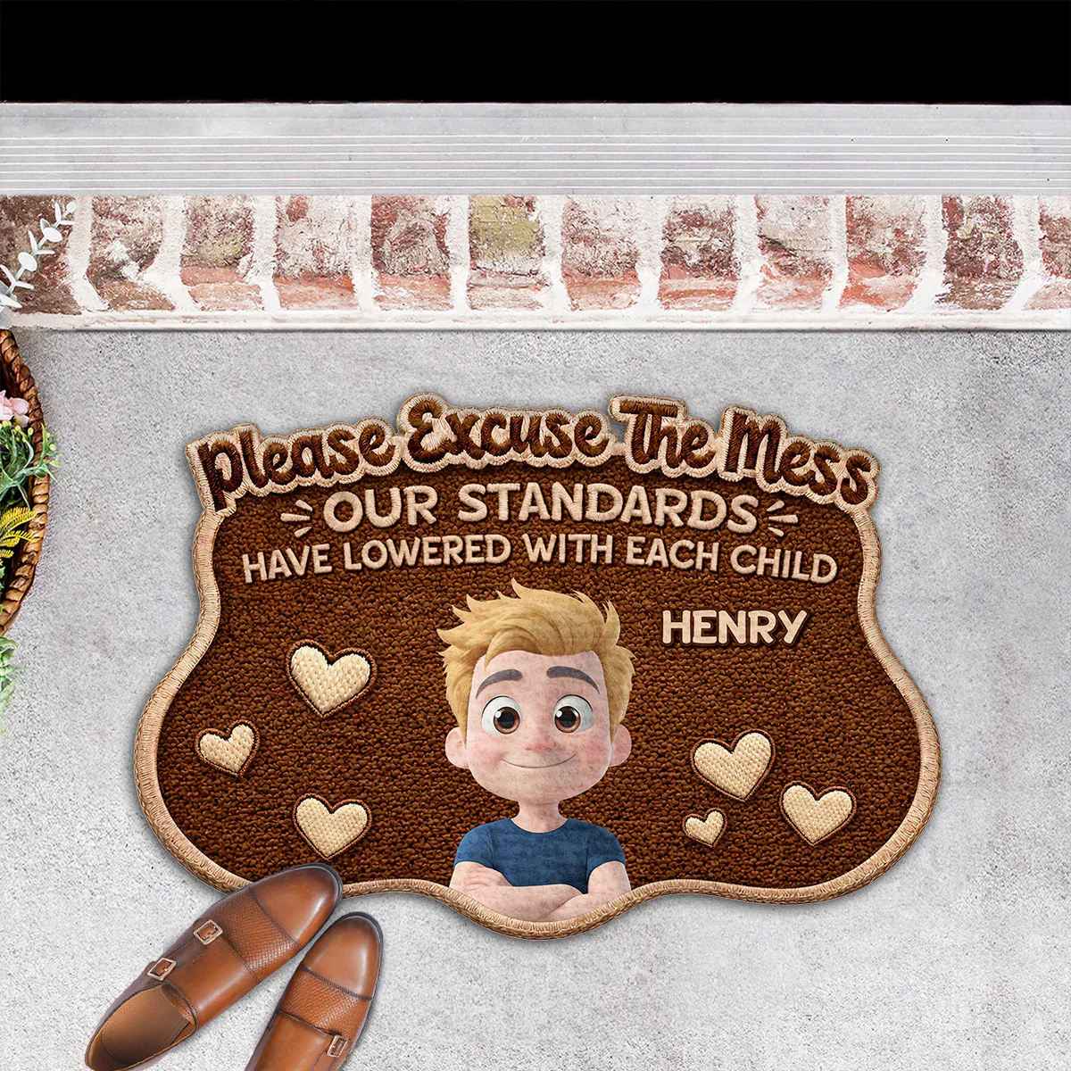 Our Kids - Personalized Custom Doormat - Image 5