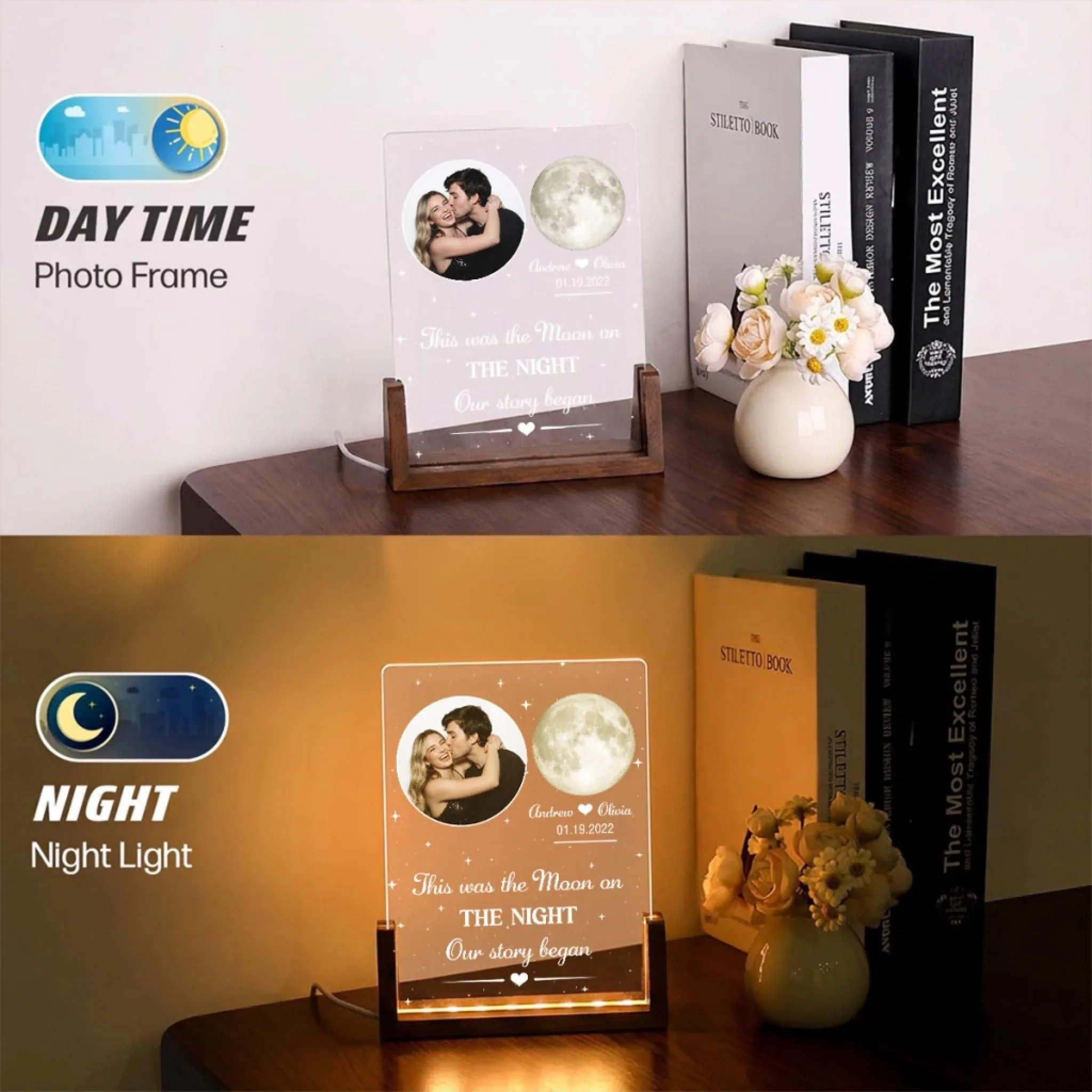 Our Love - Personalized Custom Night Light - Image 4