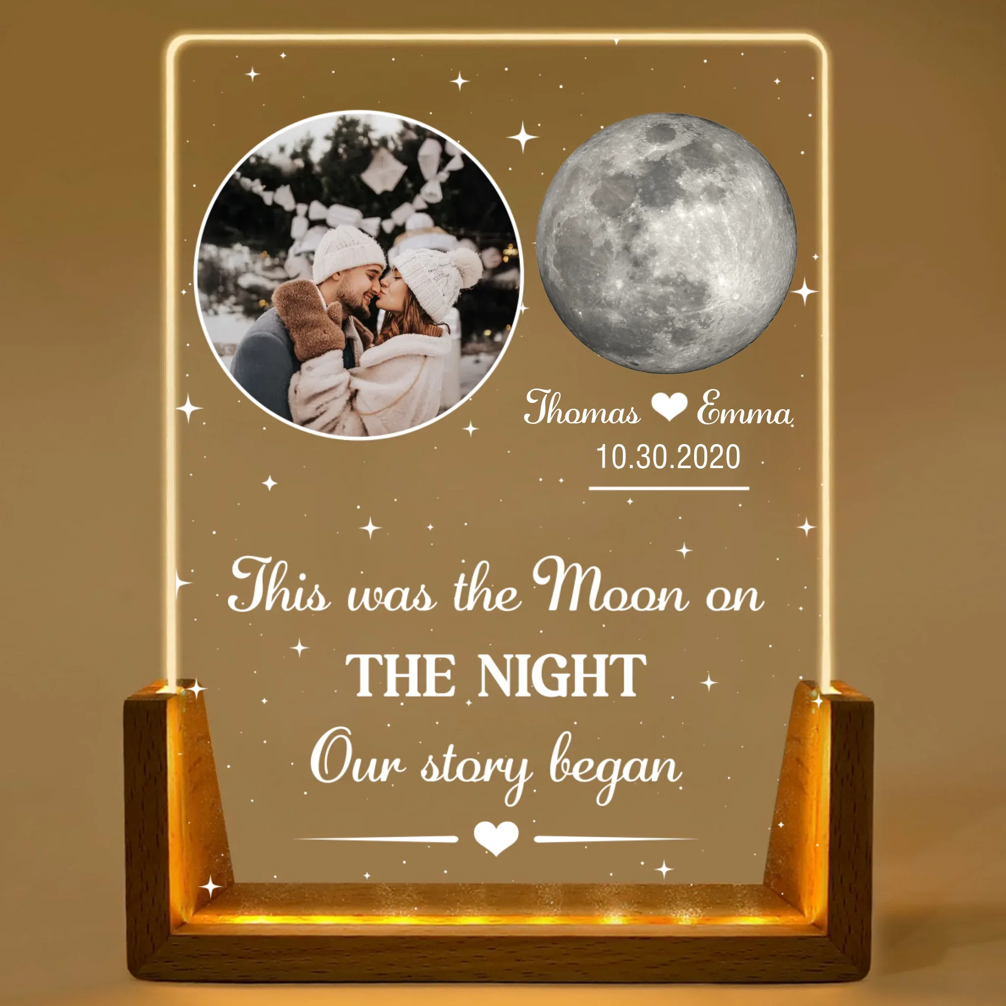 Our Love - Personalized Custom Night Light - Image 8