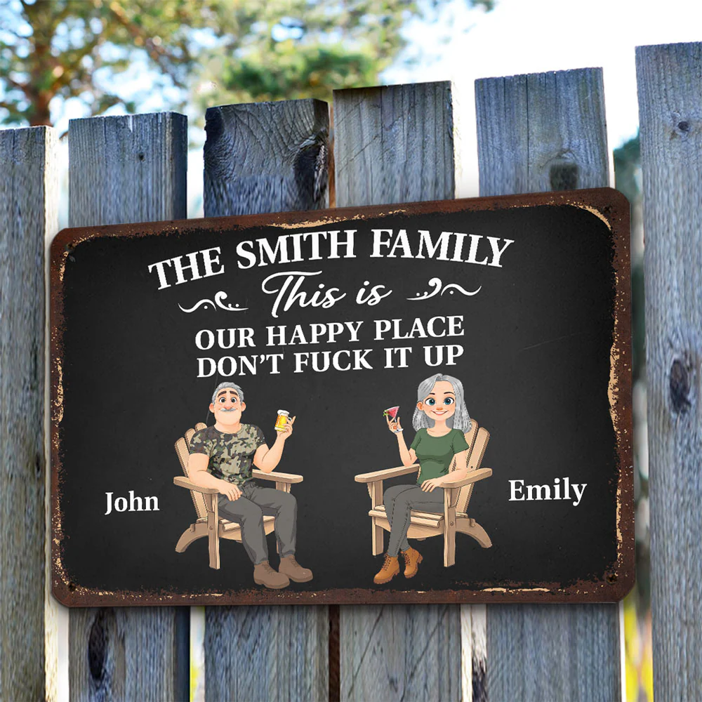 Our Place - Personalized Custom Metal Sign - Image 3