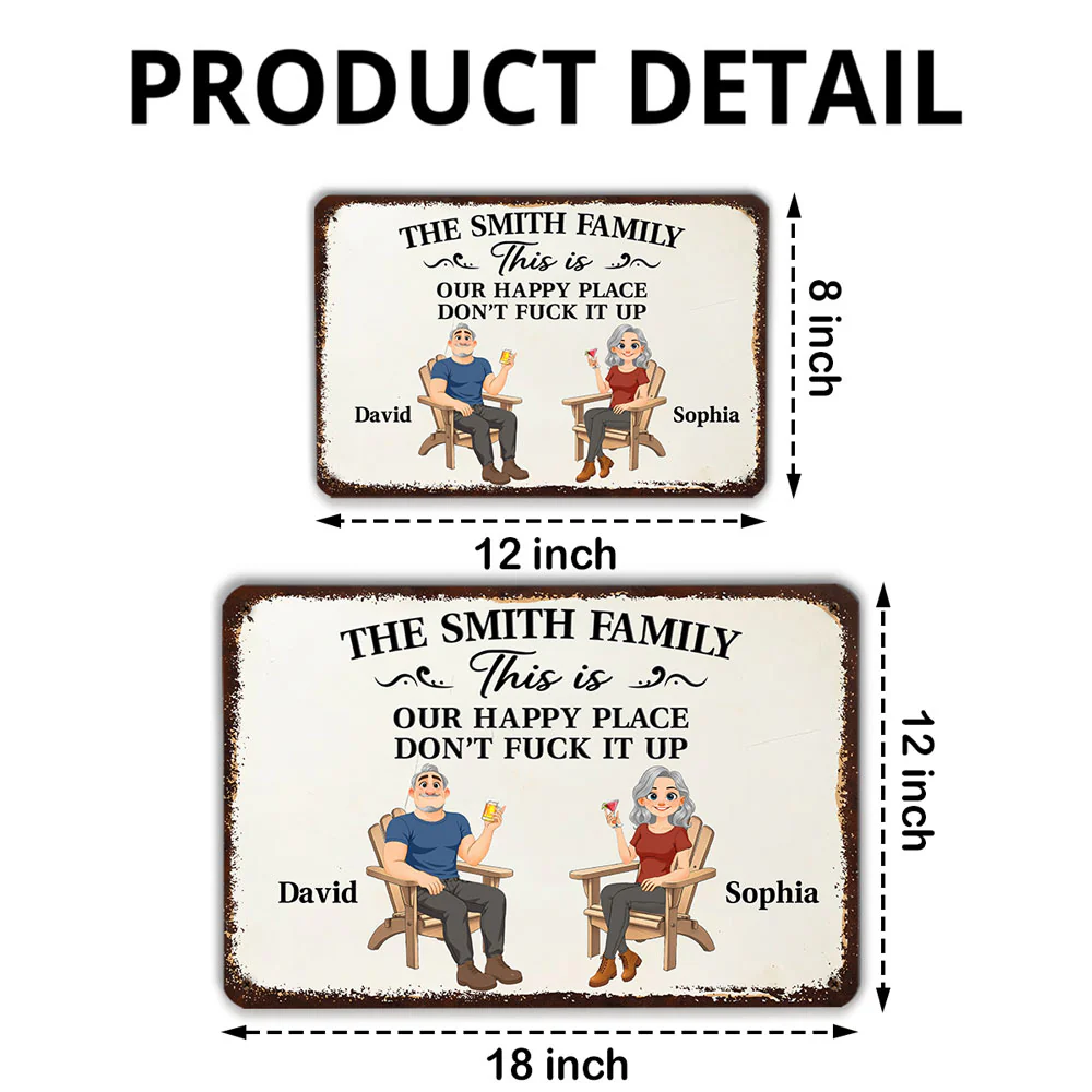 Our Place - Personalized Custom Metal Sign - Image 6