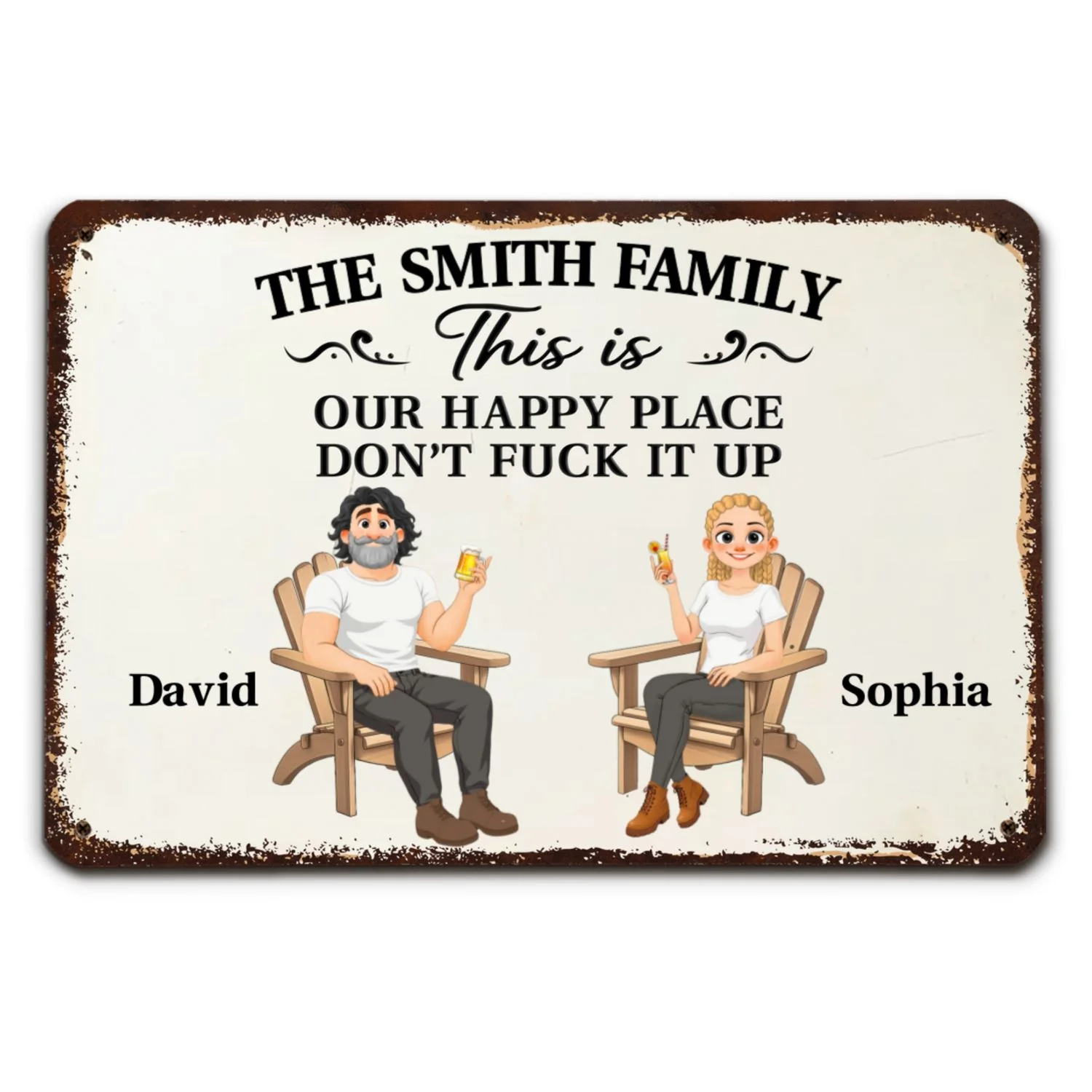 Our Place - Personalized Custom Metal Sign - Image 7