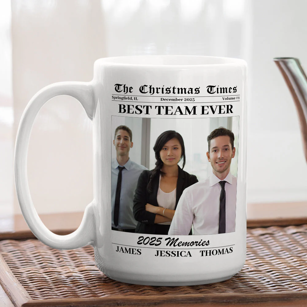 Our Year In Review - Personalized Custom Coffee Mug - Image 5