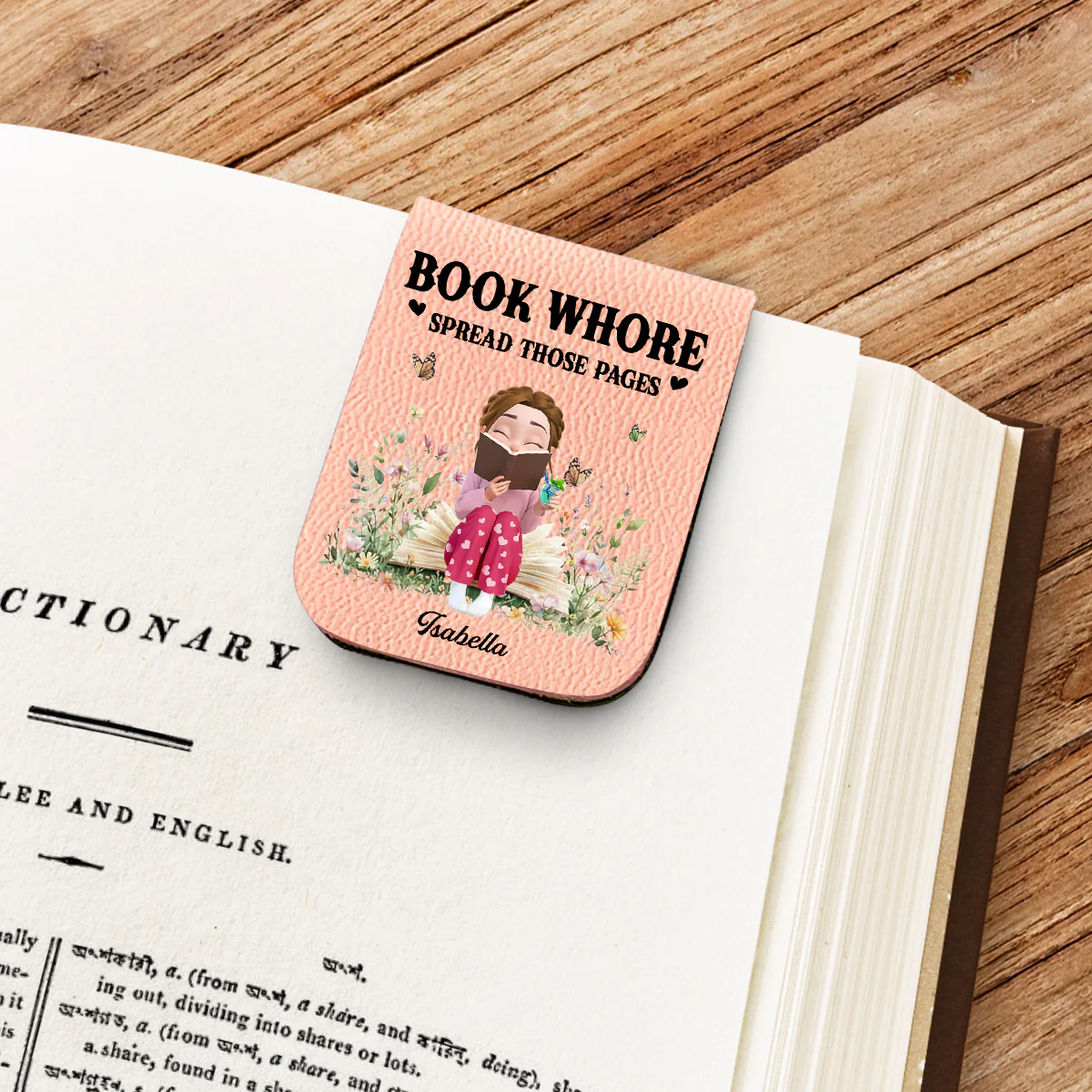 Pages Beg To Be Spread - Personalized Custom Leather Bookmark - Image 5