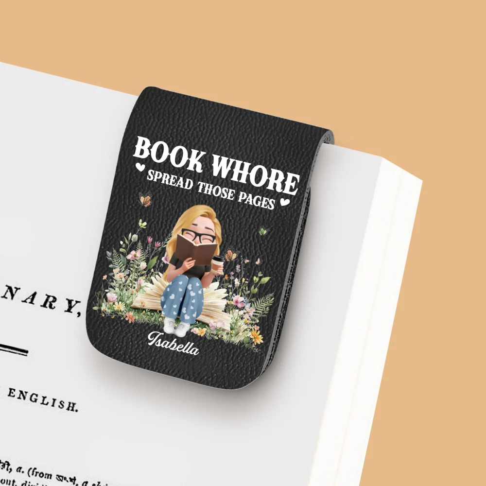 Pages Beg To Be Spread - Personalized Custom Leather Bookmark - Image 7