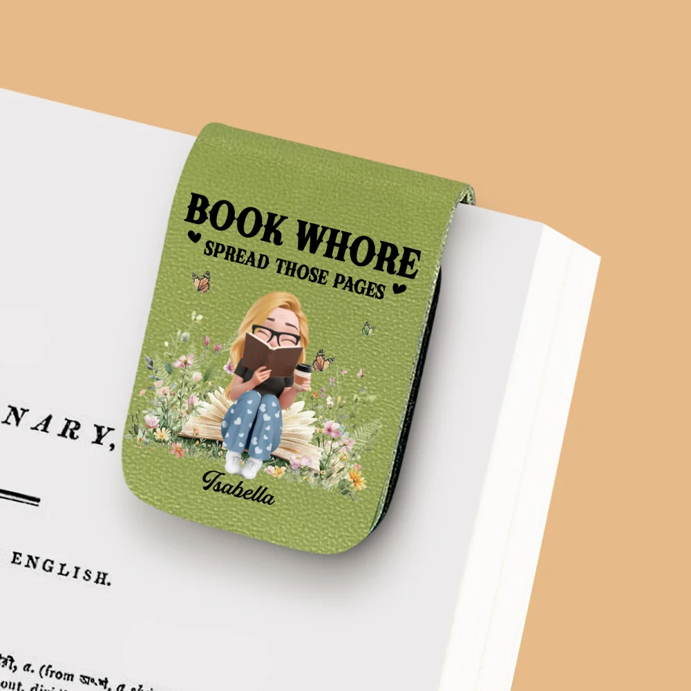 Pages Beg To Be Spread - Personalized Custom Leather Bookmark - Image 9