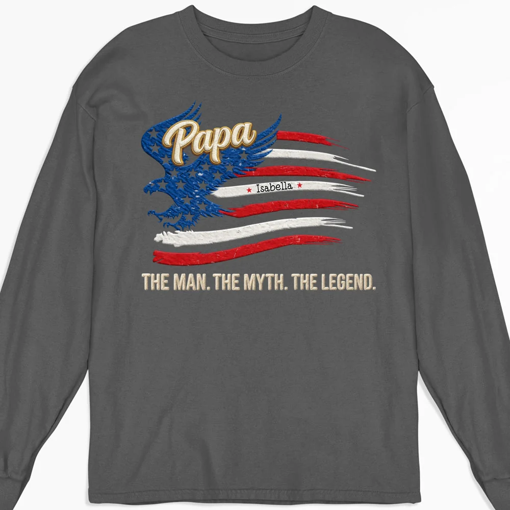 Papa Super Legend - Personalized Custom Shirt - Image 10