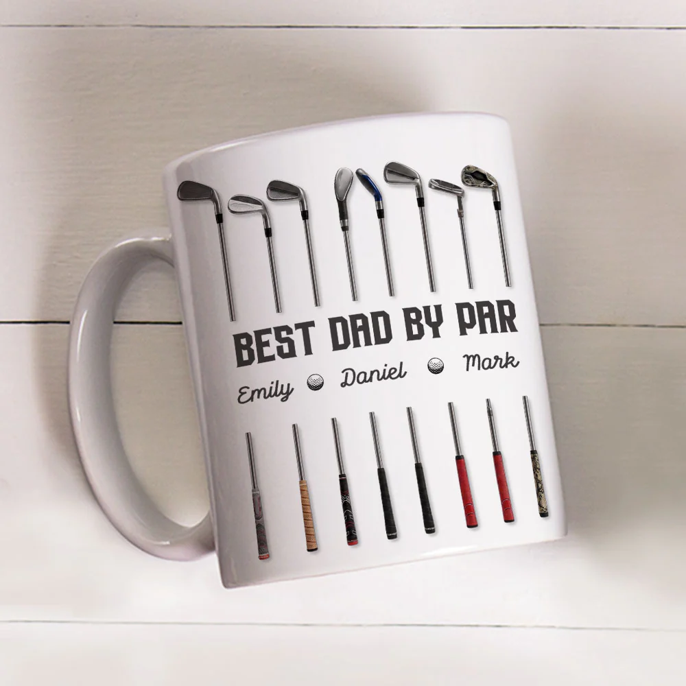Par Fect Dad - Personalized Custom Coffee Mug - Image 3
