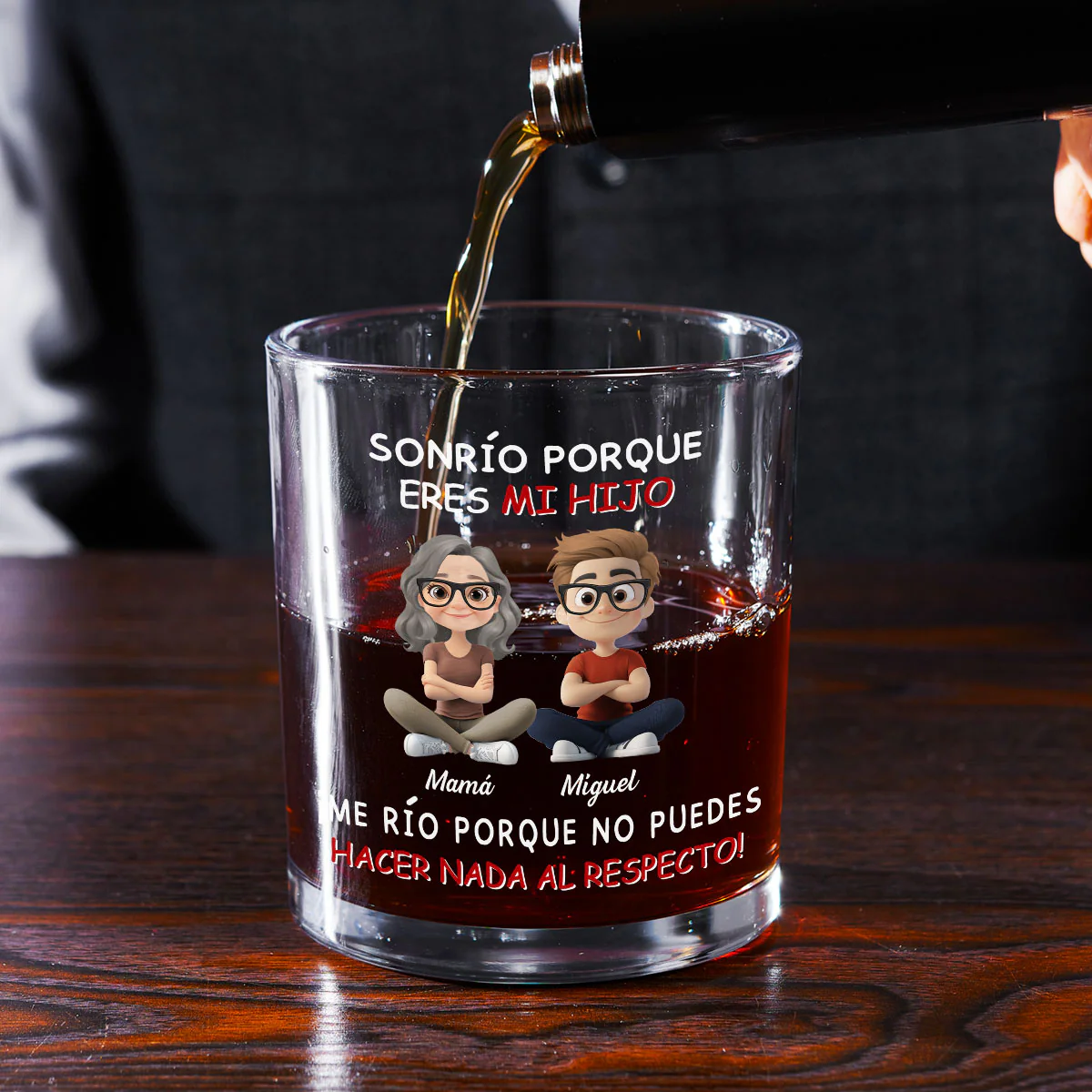 Para mi hijo – Vaso de whisky personalizado - Image 3