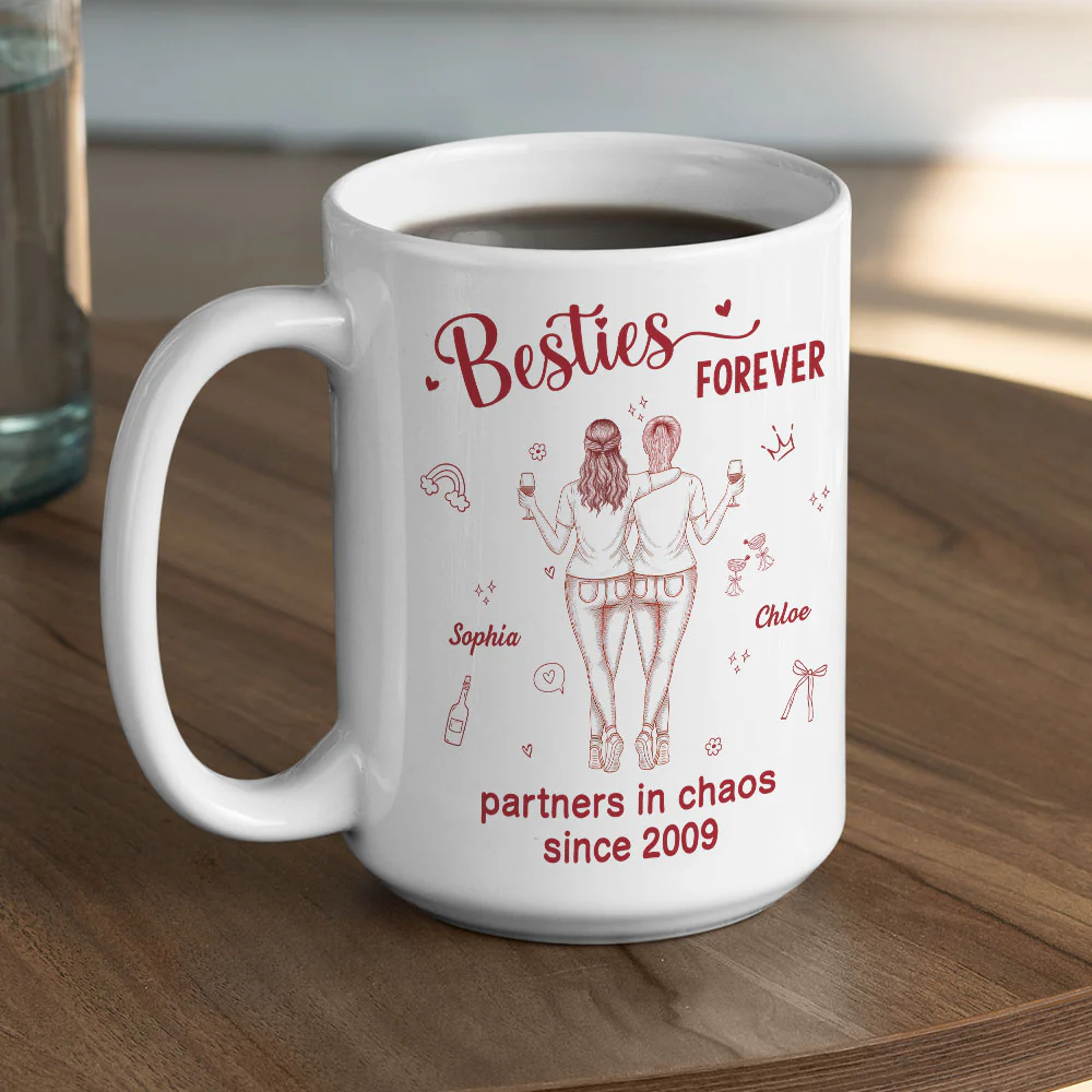Partners In Chaos - Personalized Custom Coffee Mug - Image 5