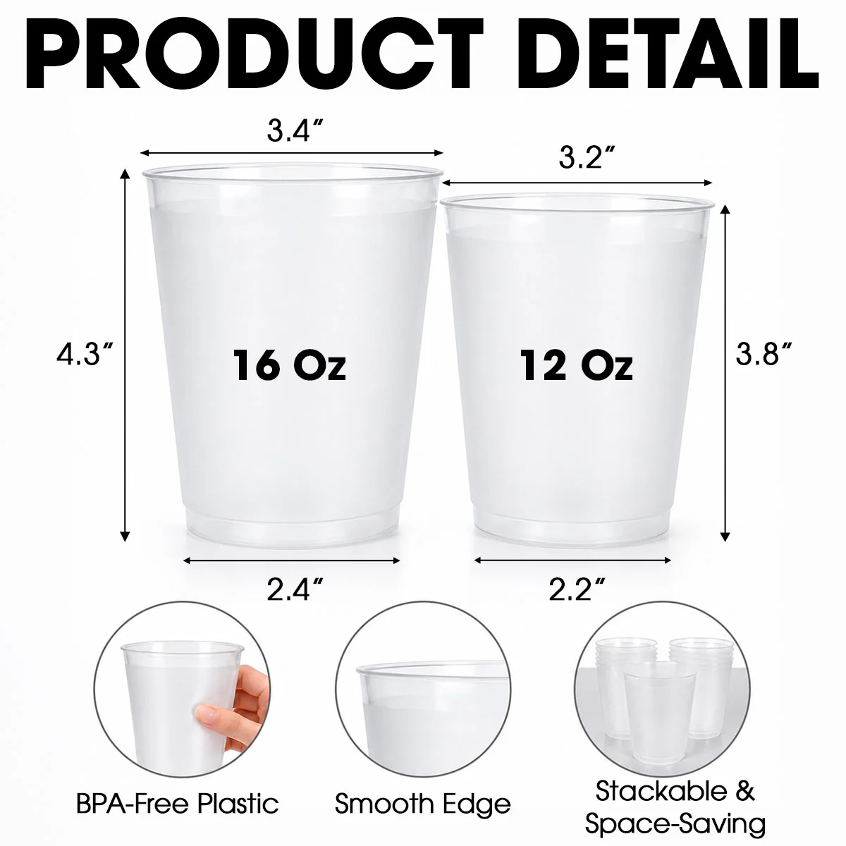 Party Like Its 1776 - Personalized Custom Frosted Cup - Image 7