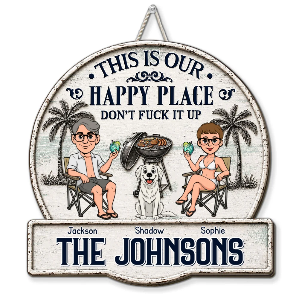 Patio Time Beats Everything - Personalized Custom Wood Sign - Image 7
