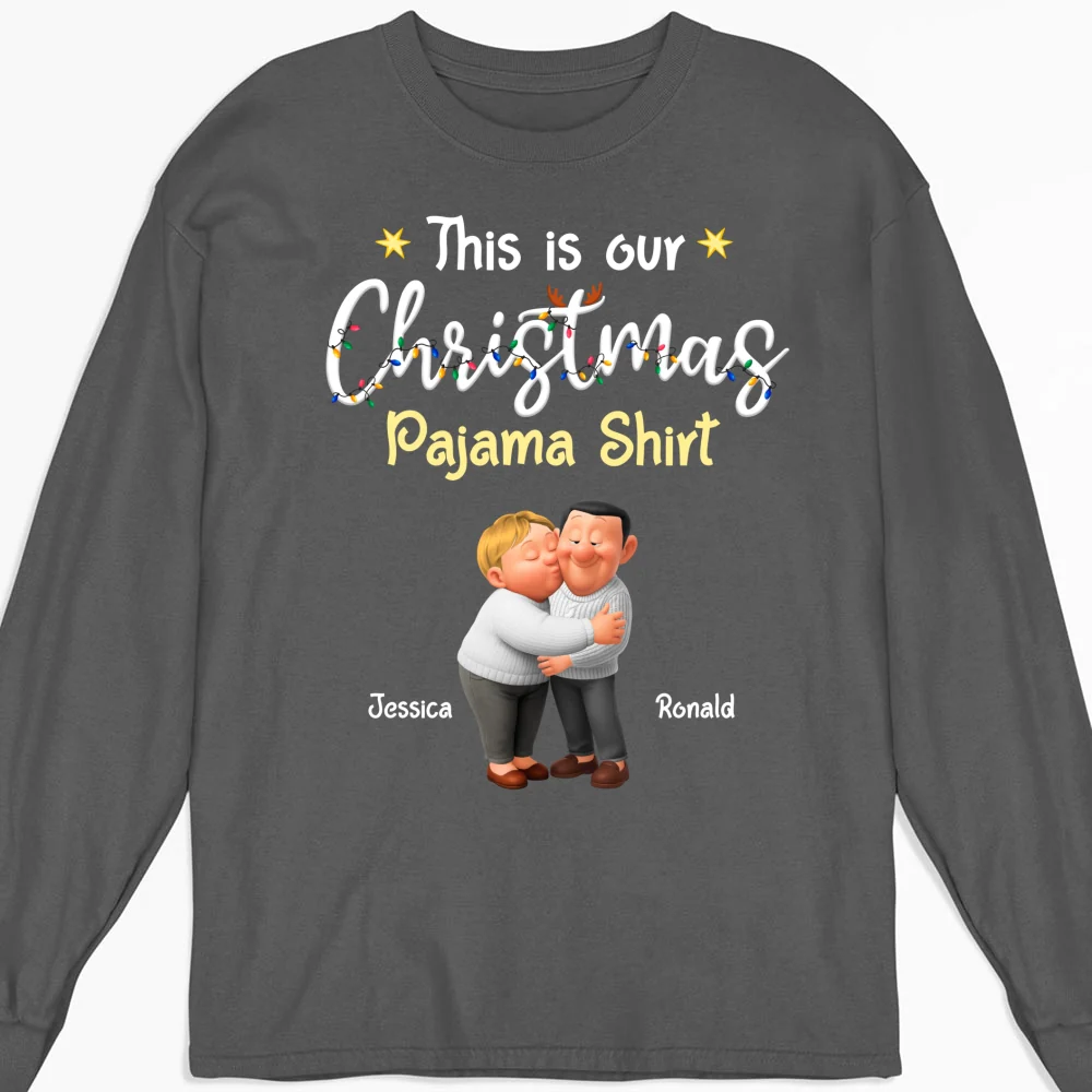 Pawjama Shirt Ver Couple Cartoon - Personalized Custom Shirt - Image 13