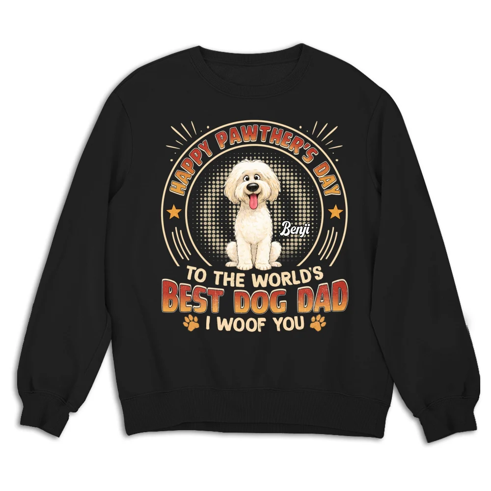 Pawther Day With Dog Dad - Personalized Custom Shirt - Image 11