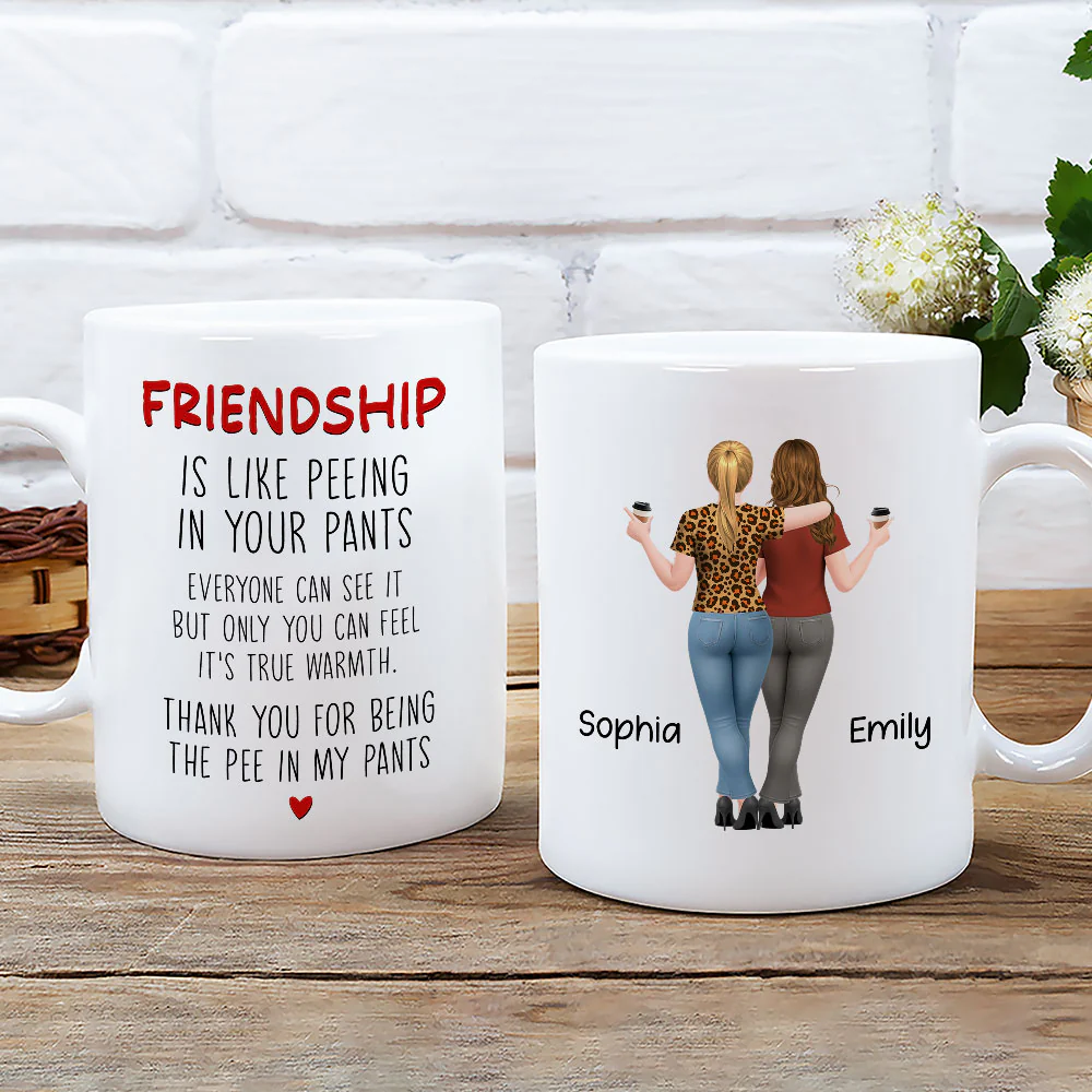 Pee in Your Pants - Personalized Custom Coffee Mug - Image 2
