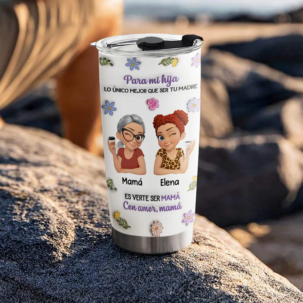 Personajes de Dibujos Animados Unidos - Vaso Personalizado con Efecto 3D Inflado - Image 4