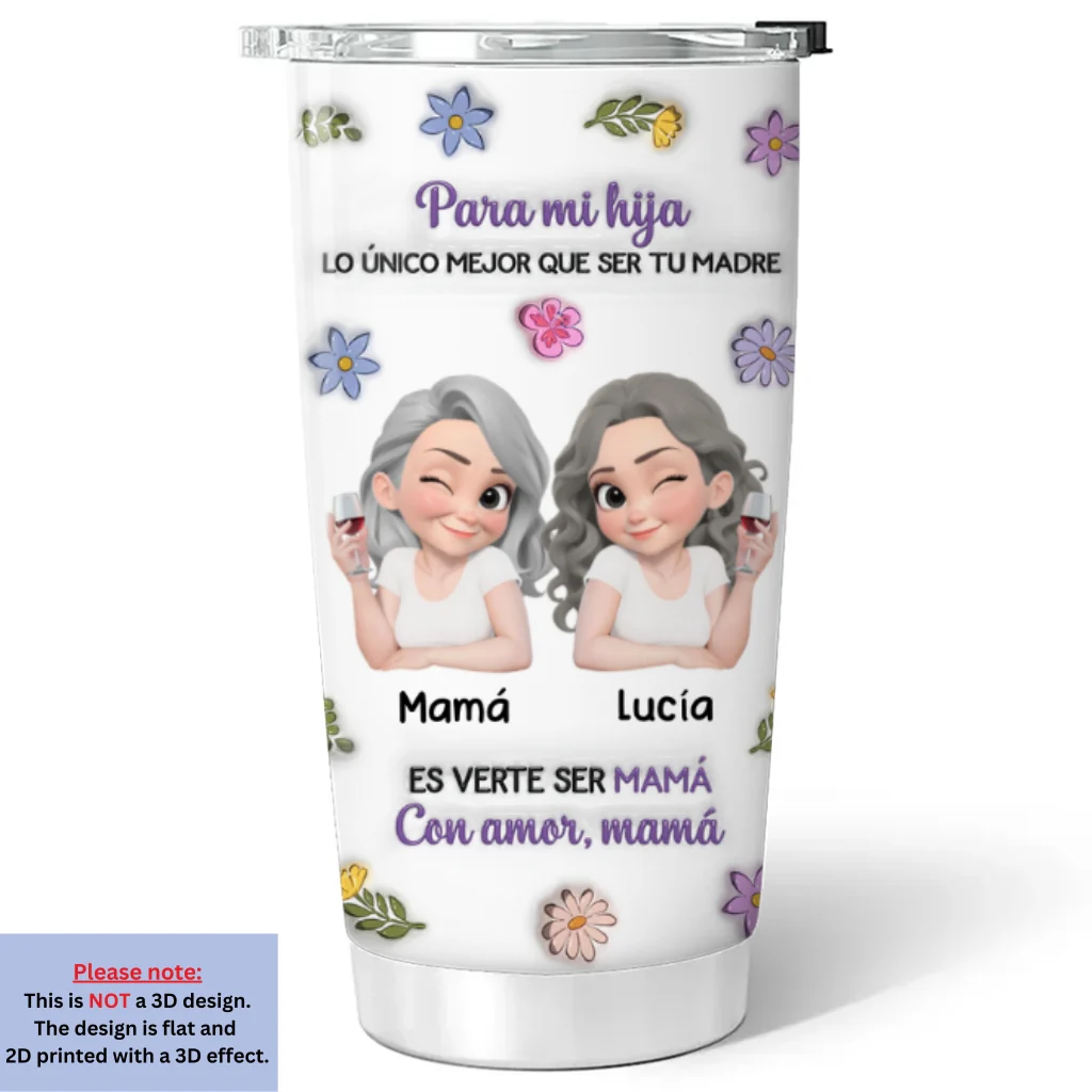 Personajes de Dibujos Animados Unidos - Vaso Personalizado con Efecto 3D Inflado - Image 5