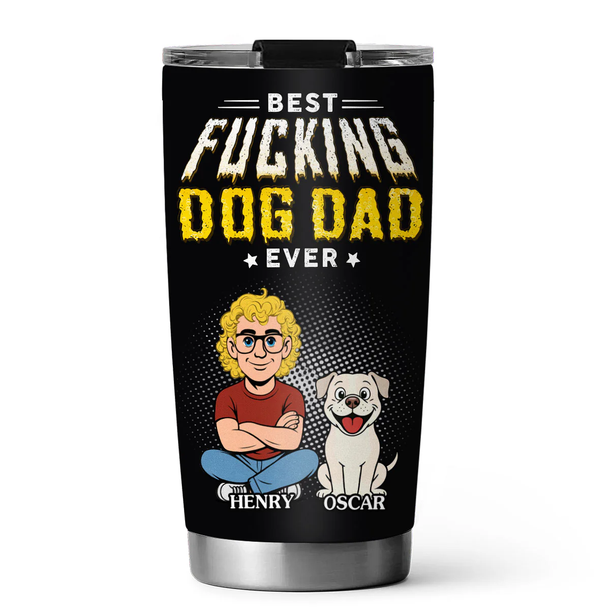 Pets Dad Champion - Personalized Custom Tumbler