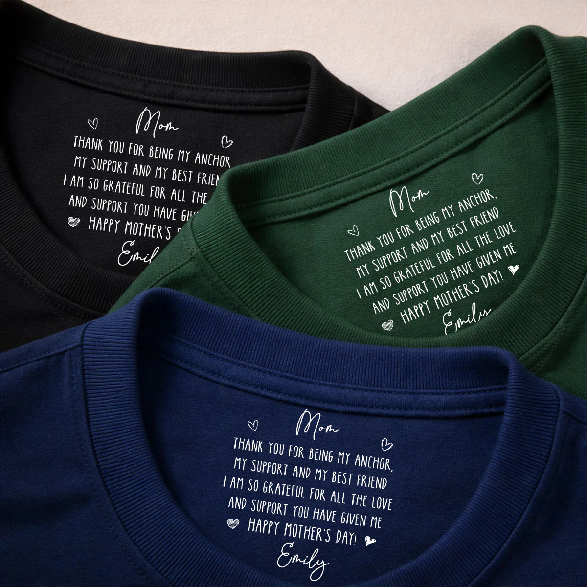 Pick Me Up - Personalized Custom Inside Neck Print T-Shirt - Image 4