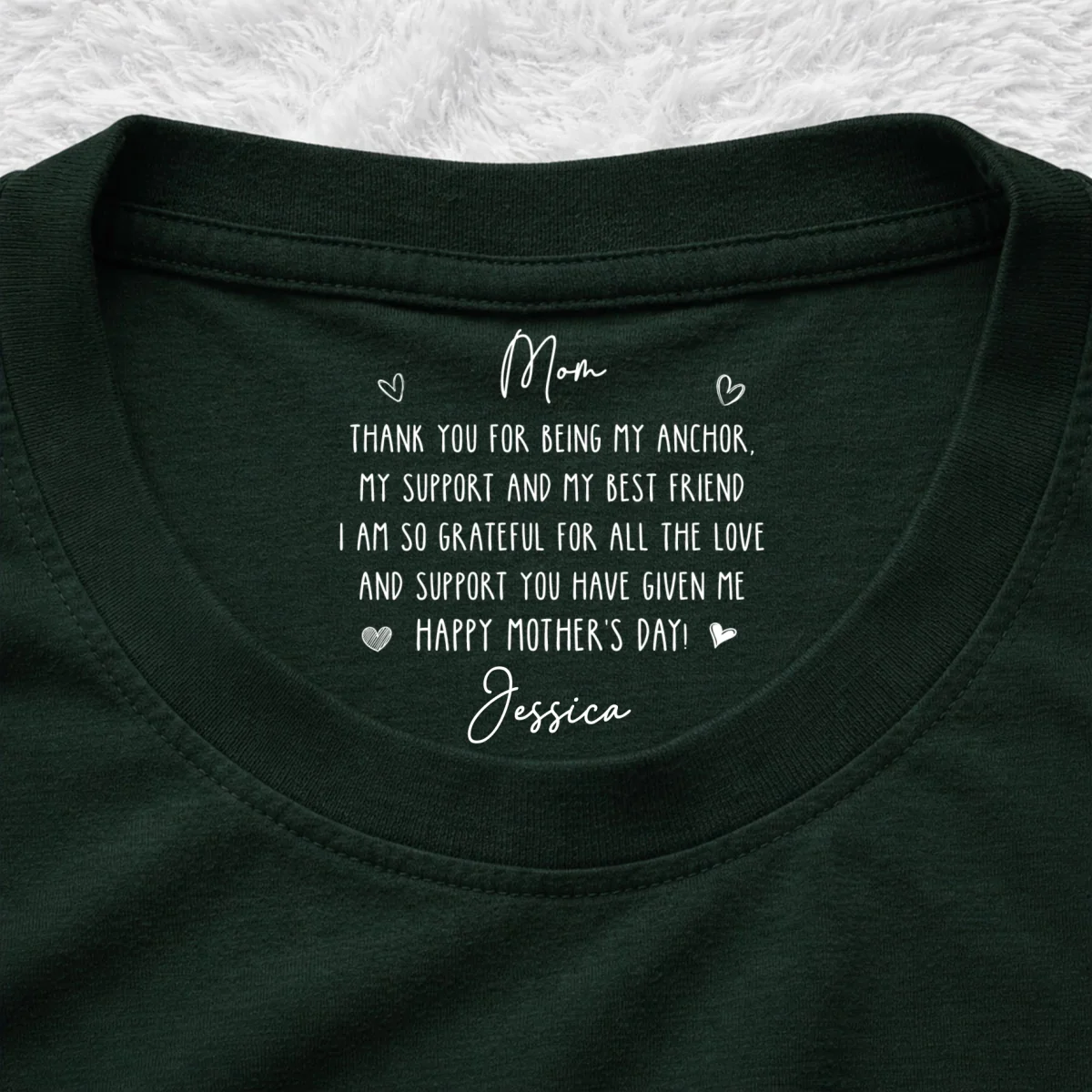 Pick Me Up - Personalized Custom Inside Neck Print T-Shirt - Image 9