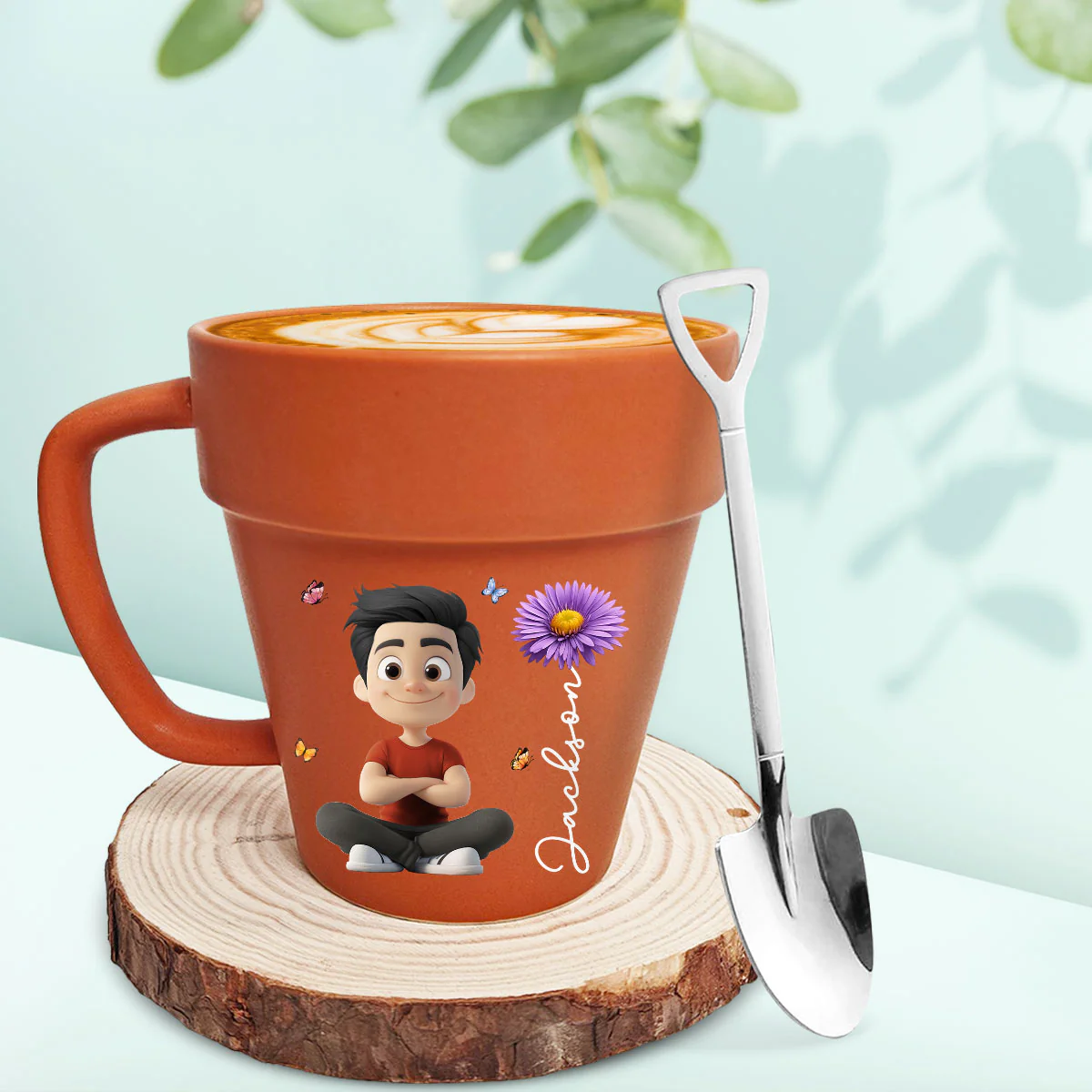 Plant Girl - Personalized Custom Plant Pot Mug - Image 4