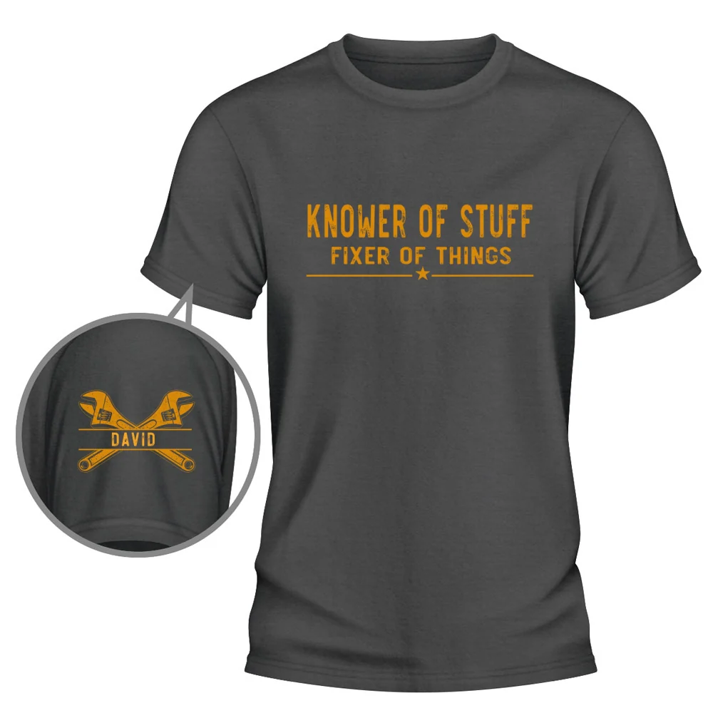 Professional Problem Solver - Personalized Custom Shirt With Design On Sleeve - Image 11