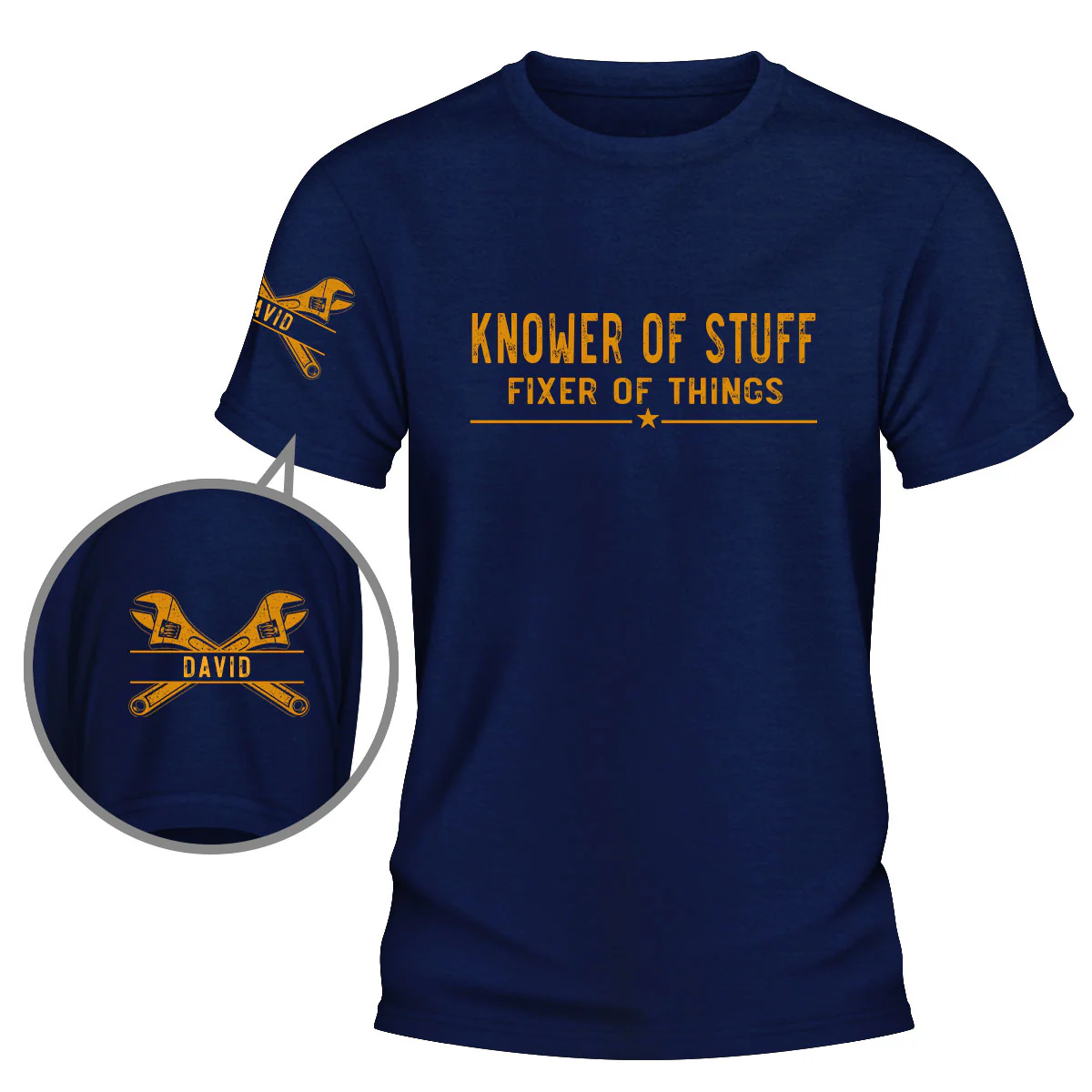 Professional Problem Solver - Personalized Custom Shirt With Design On Sleeve - Image 2