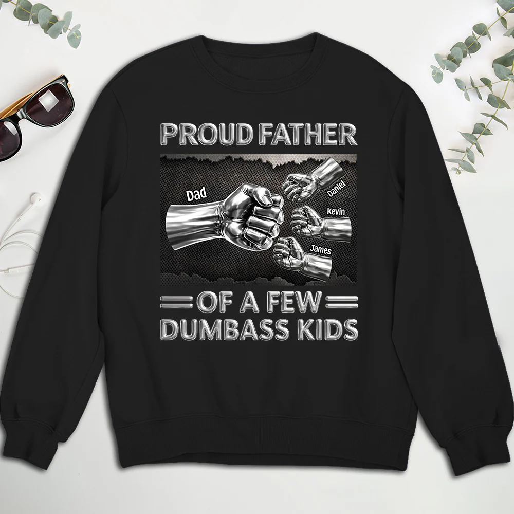 Proud Daddy - Personalized Custom Shirt - Image 4