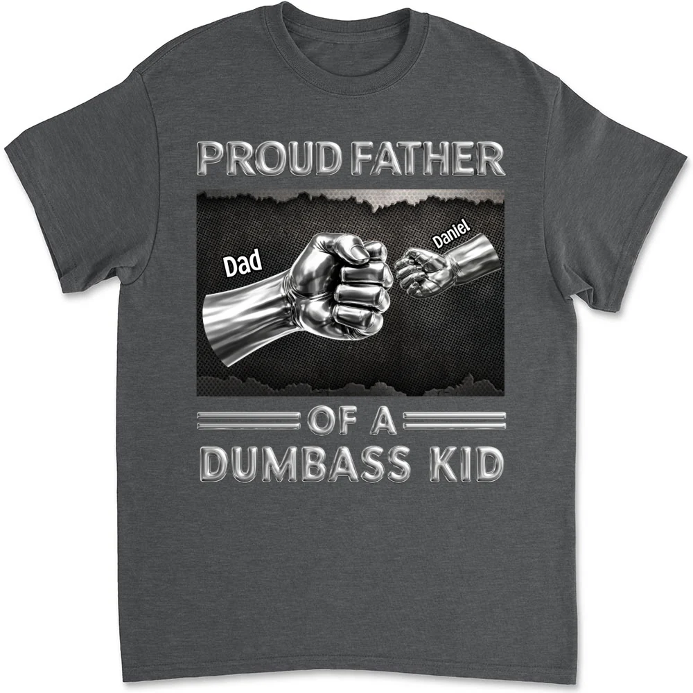 Proud Daddy - Personalized Custom Shirt - Image 7