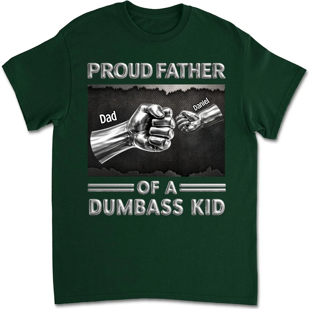 Proud Daddy - Personalized Custom Shirt - Image 8