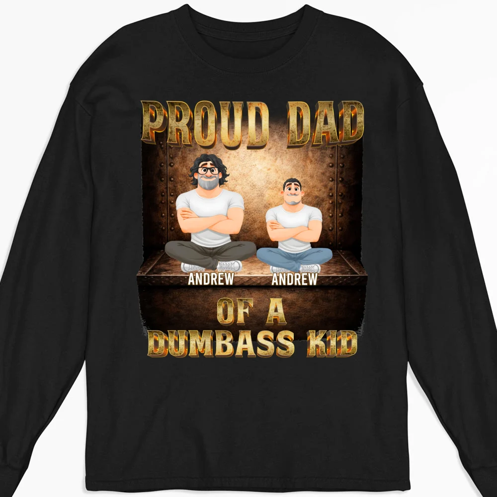 Proud Father Vibes - Personalized Custom Shirt - Image 10