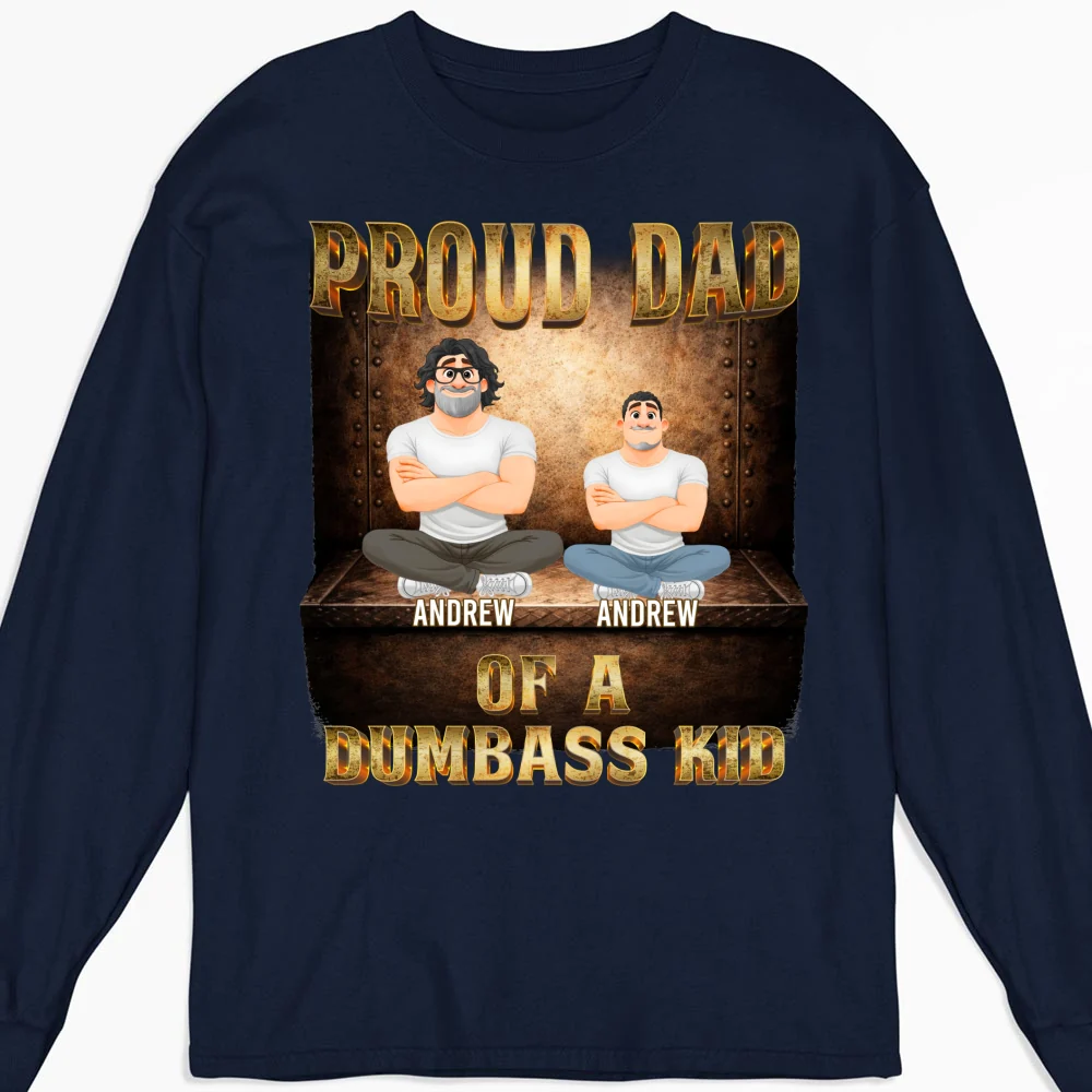 Proud Father Vibes - Personalized Custom Shirt - Image 12