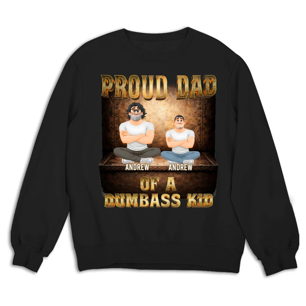 Proud Father Vibes - Personalized Custom Shirt - Image 13