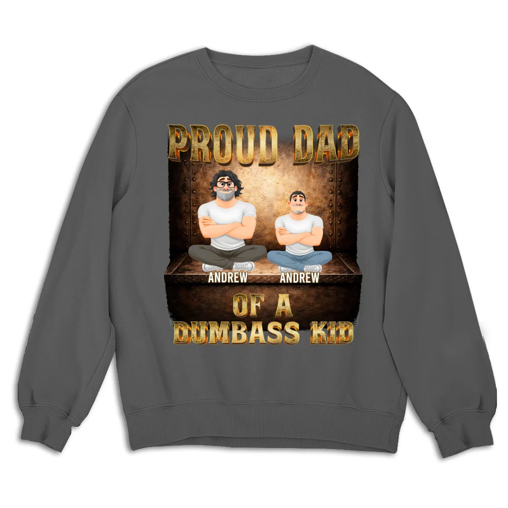 Proud Father Vibes - Personalized Custom Shirt - Image 14