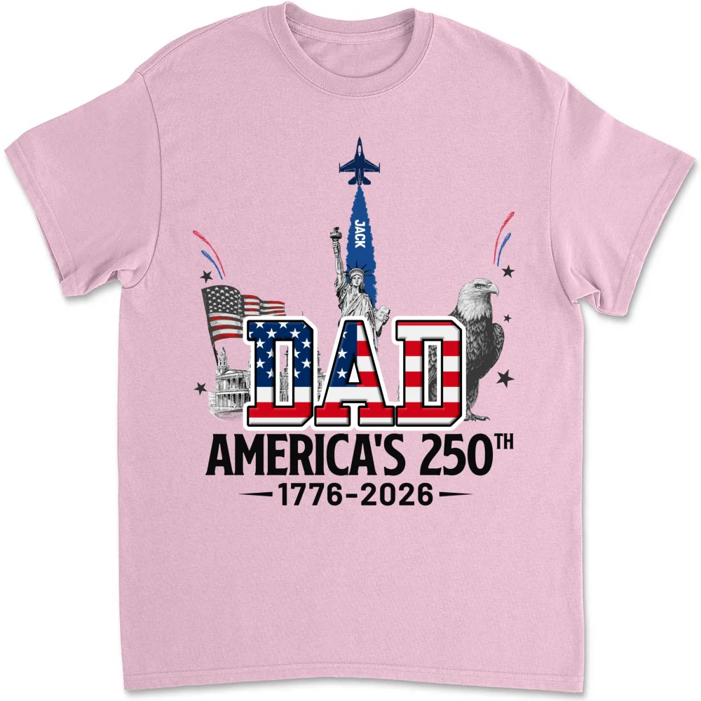 Proud Grandpa American 250th - Personalized Custom Shirt - Image 9
