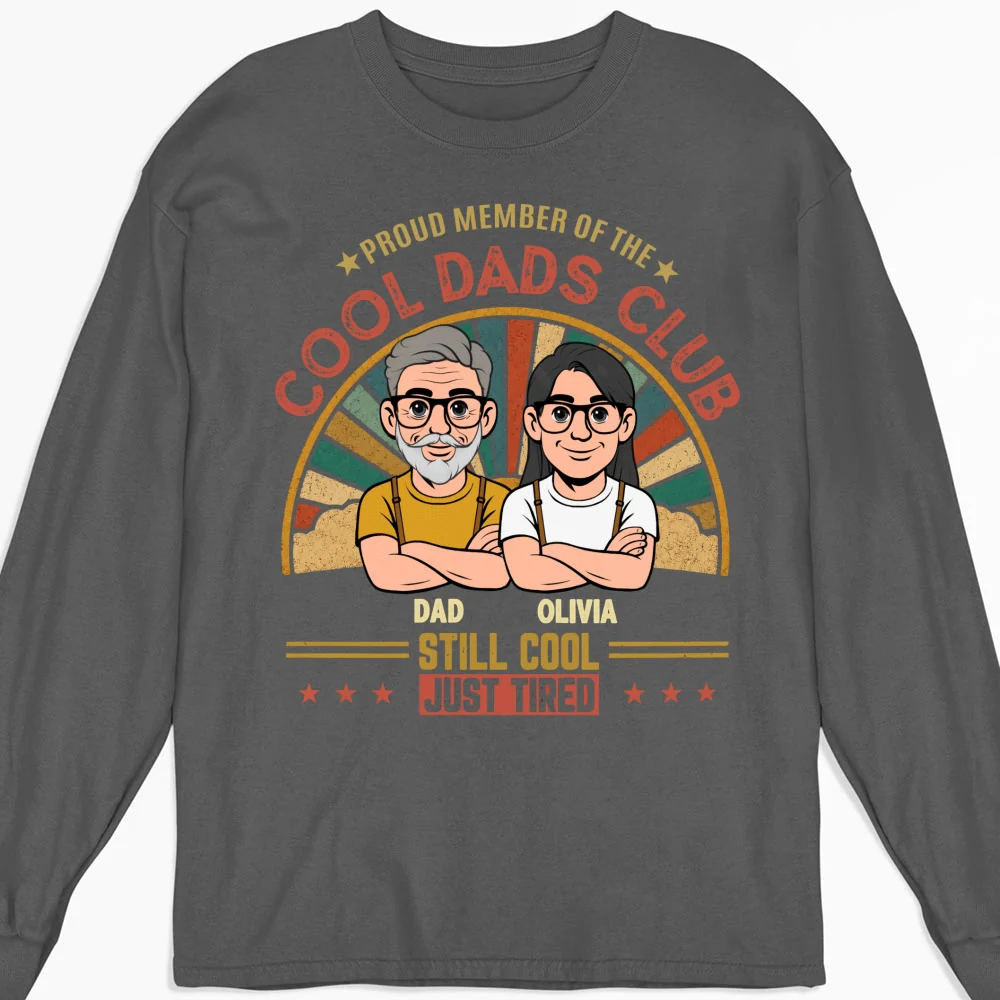 Proud Member Of Cool Dads Club - Personalized Custom Shirt - Image 11