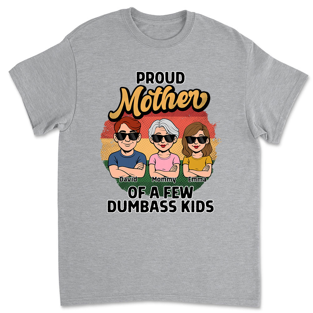 Proud Mom Of Kids - Personalized Custom Shirt
