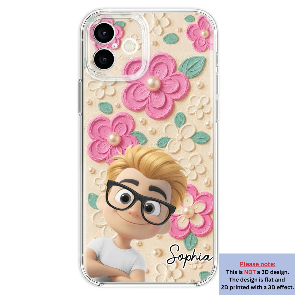 Proud Of Being Grandma - Personalized Custom 3D Effect Phone Case - Image 24