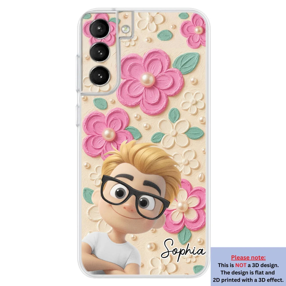 Proud Of Being Grandma - Personalized Custom 3D Effect Phone Case - Image 32