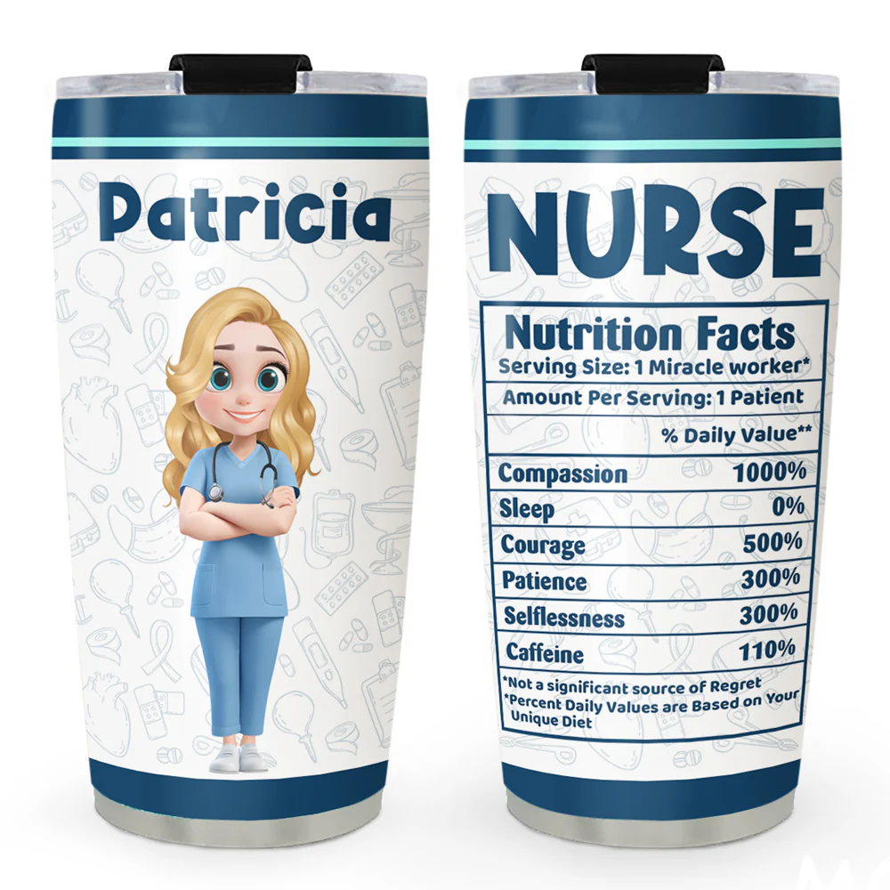 Proud To Be A Nurse - Personalized Custom Tumbler