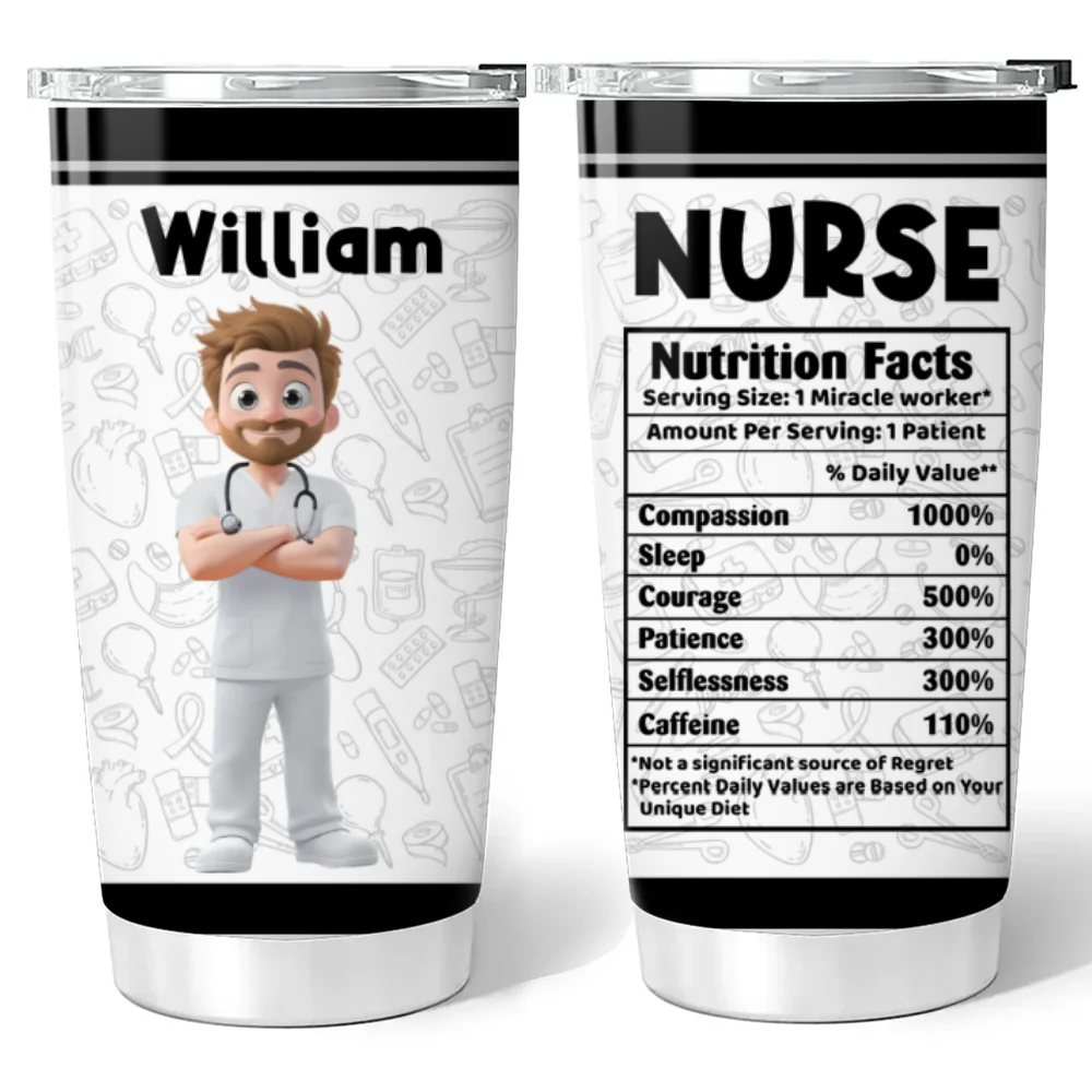 Proud To Be A Nurse - Personalized Custom Tumbler - Image 6